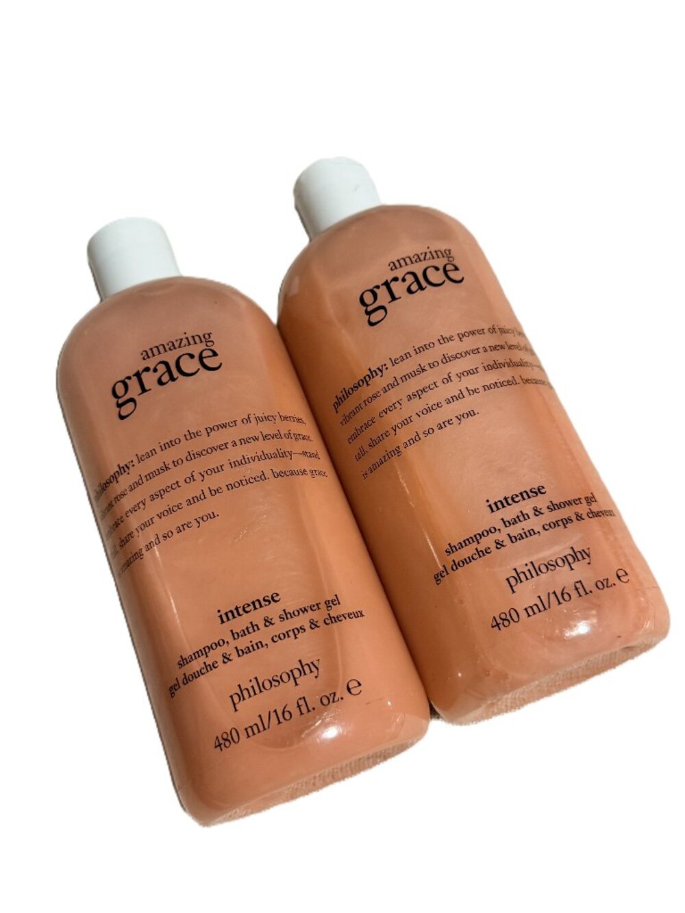Philosophy Intense Amazing Graze 16 oz New Bundle of 2